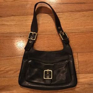 Black Leather Coach Purse